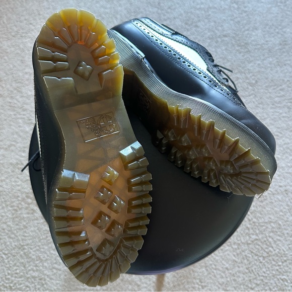 Dr. Martens Black and White Oxford Shoes - Picture 3 of 8